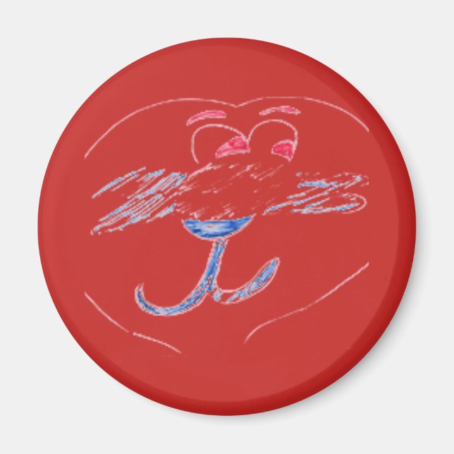 Imán Edward Round Magnet (Frente)