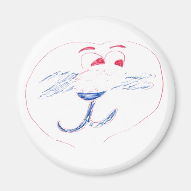 Imán Edward Round Magnet (Frente)