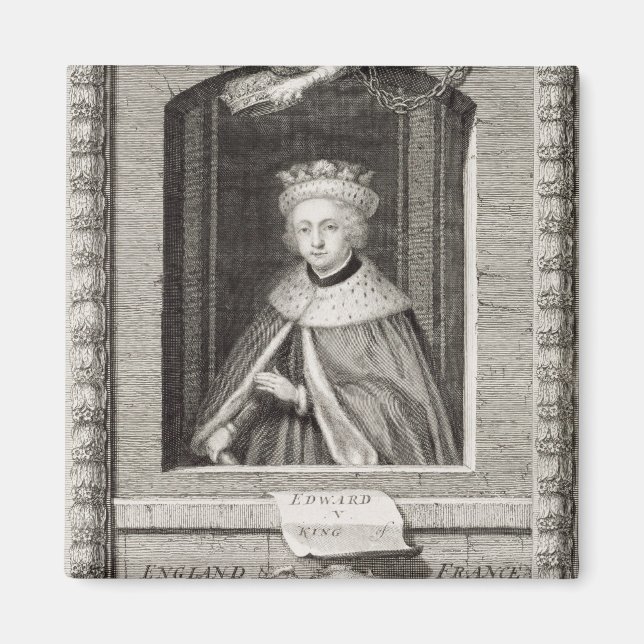 Imán Edward V (1470-83) Rey de Inglaterra en 1483, desp (Frente)
