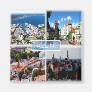 Imán EE Tallin - Ciudad vieja - Puerto - Puerta de Viru