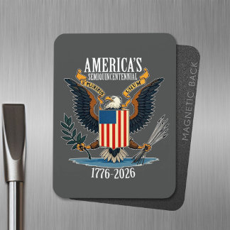 Imán EE.UU. 250 - 1776-2026 - Escudo de armas de águila