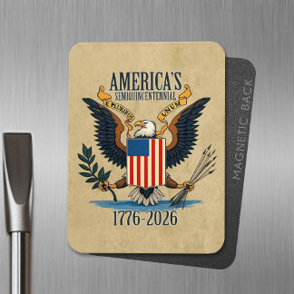 Imán EE.UU. 250 - 1776-2026 - Escudo de armas de águila