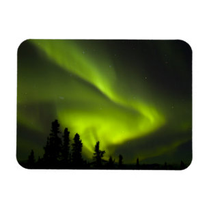 Imán EE. UU., Alaska, Chena Hot Springs. Aurora Boreal 
