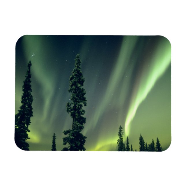 Imán EE. UU., área de Fairbanks, Alaska central, Aurora (Horizontal)