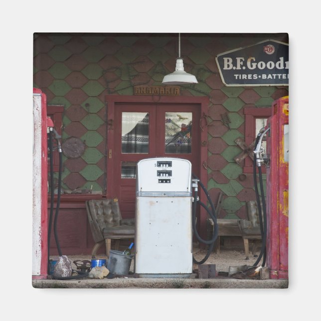 Imán EE.UU., Arizona. Ciudad fantasma de cloruro, gas a (Frente)