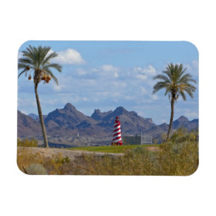 Imán EE. UU., Arizona, Lake Havasu City. Faro próximo