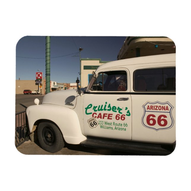 Imán EE. UU., Arizona, Williams: Cruisers Cafe 66 Antig (Horizontal)