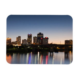 Imán EE. UU., Arkansas, Little Rock, paisaje urbano de 