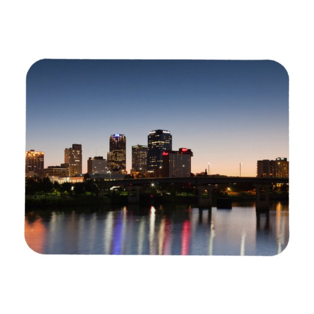 Imán EE. UU., Arkansas, Little Rock, paisaje urbano de  (Horizontal)