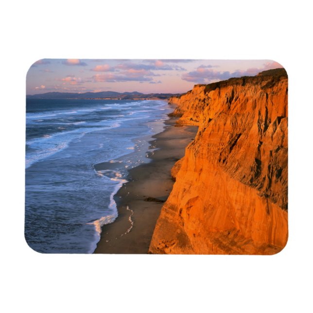 Imán EE.UU., California, Acantilados En La Playa Estata (Horizontal)