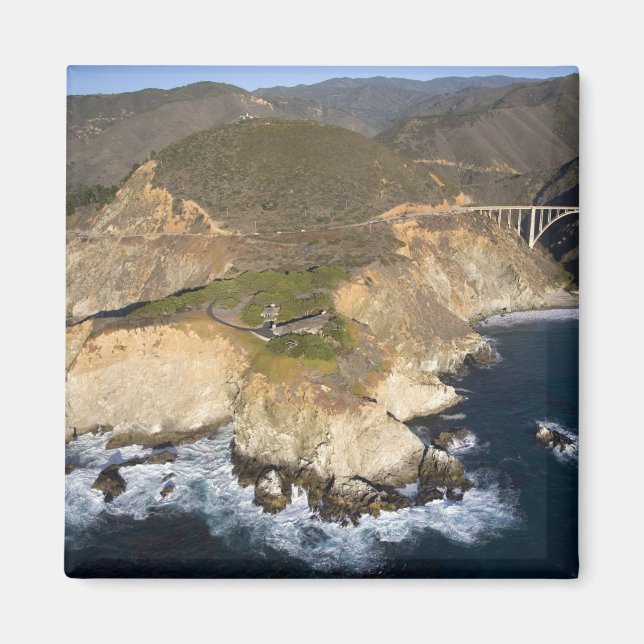 Imán EE. UU. California. Big Sur. Puente de Bixby (Frente)