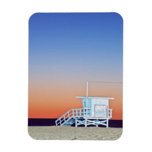 Imán EE. UU., California, Los Ángeles, playa de Santa M