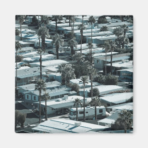 Imán EE. UU., California, Palm Springs. Parque de casas
