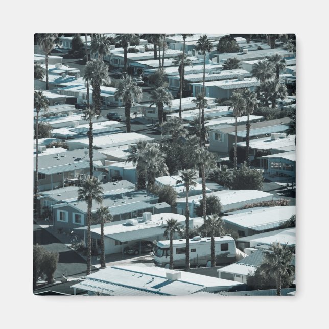 Imán EE. UU., California, Palm Springs. Parque de casas (Frente)