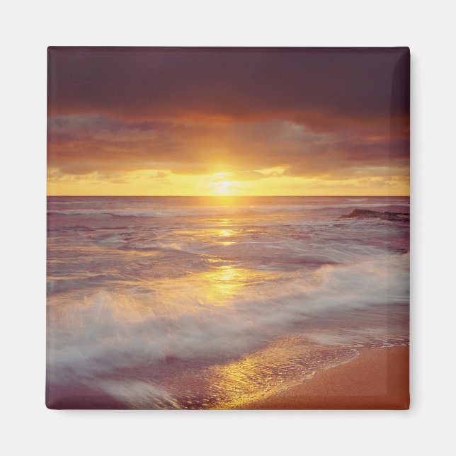 Imán EE.UU., California, San Diego. Playa de Sunset Cli (Frente)