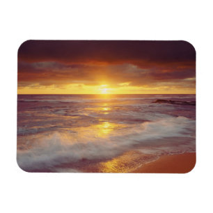 Imán EE. UU., California, San Diego. Playa Sunset Cliff