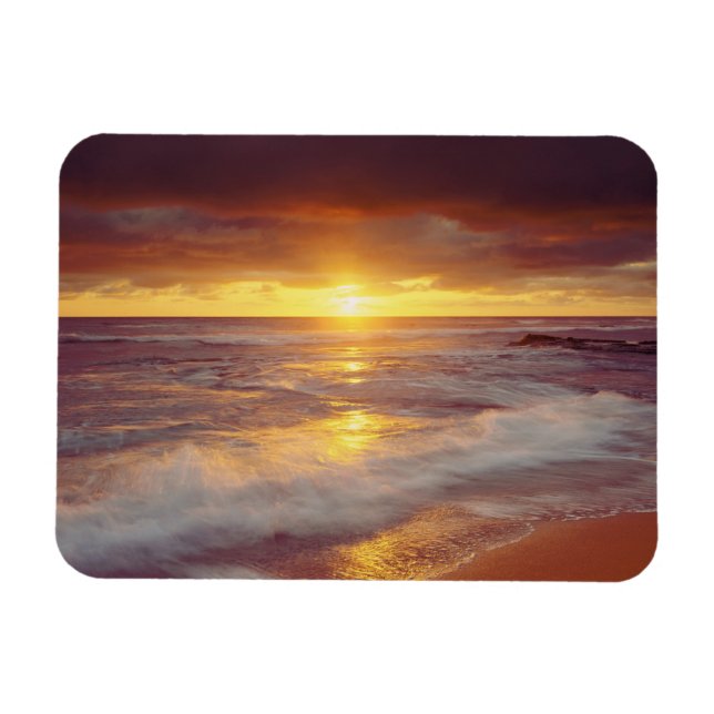 Imán EE. UU., California, San Diego. Playa Sunset Cliff (Horizontal)