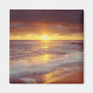 Imán EE. UU., California, San Diego. Playa Sunset Cliff