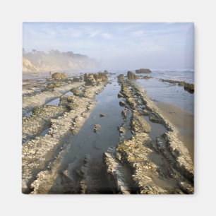 Imán EE. UU., California, Santa Bárbara, playa de Henry