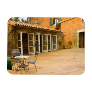 Imán EE. UU., California, Valle de Sonoma, Patio en Via