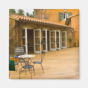 Imán EE. UU., California, Valle de Sonoma, Patio en Via