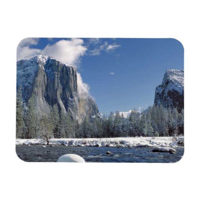 Imán EE.UU., California, Yosemite NP. El río Merced, (Horizontal)