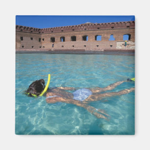 Imán EE. UU., FL, Florida Keys, Fort Jefferson, 1846,