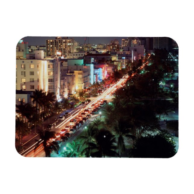Imán EE.UU., Florida, Miami Beach, Ocean Drive, Art Dec (Horizontal)