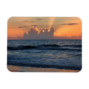 Imán EE. UU., Georgia, Isla Tybee, Playa de la Isla Tyb