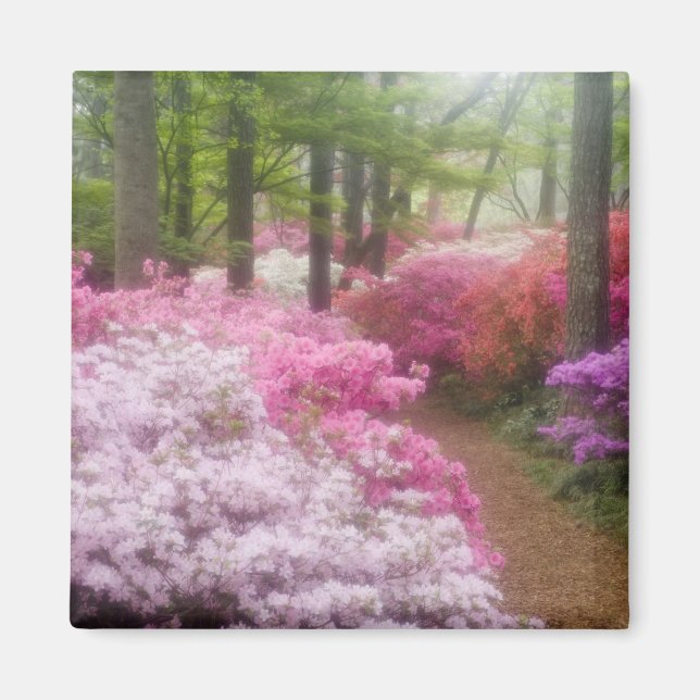 Imán EE. UU.; Georgia; Pine Mountain. Azaleas en (Frente)
