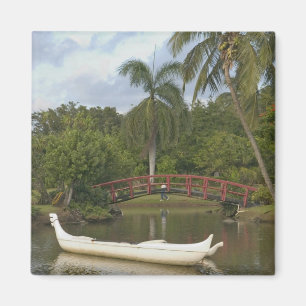 Imán EE. UU., Hawái, Kauai, Jardín de Luau de la famili