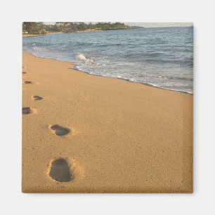 Imán EE.UU., Hawaii, Kauai, Kapa'a, playa. RF)