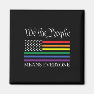 Imán EE. UU. Igualdad LGBTQ Nosotros el pueblo signific