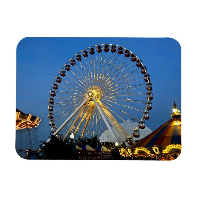 Imán EE.UU., Illinois, Chicago, Cityscaps, Luz (Horizontal)