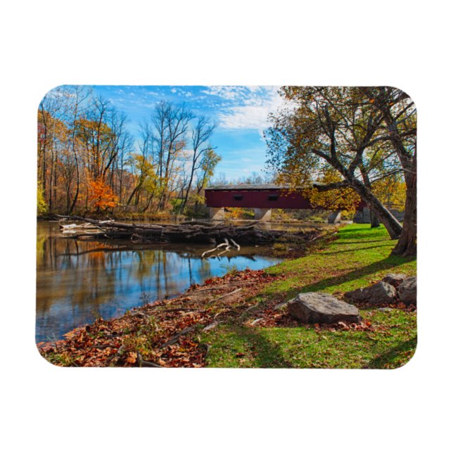 Imán EE. UU., Indiana, Cataract Falls State Recreation (Horizontal)