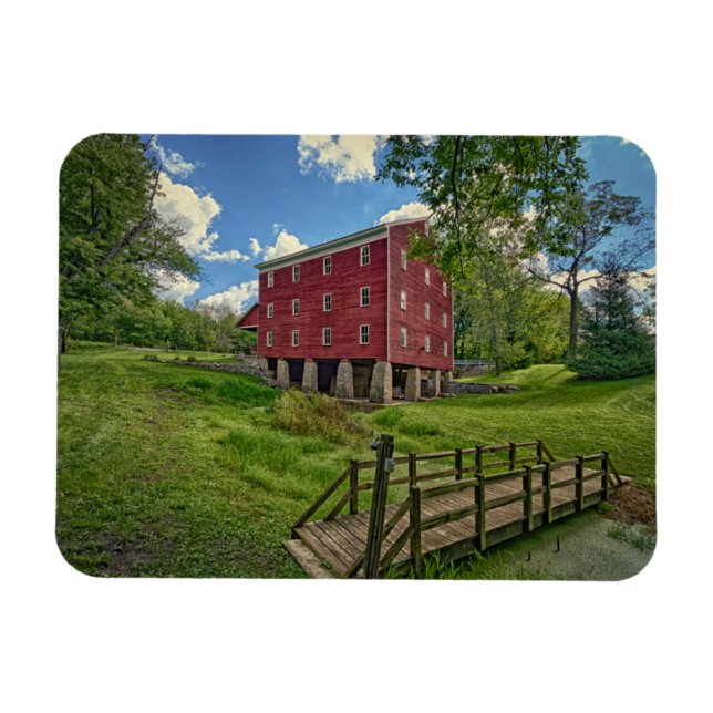 Imán EE. UU., Indiana, Cutler. Adams Mill (Horizontal)