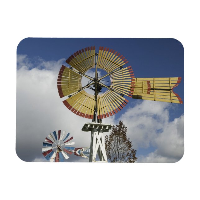 Imán EE. UU., Indiana, Kendallville: Mitad, América (Horizontal)