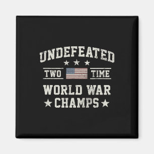 Imán EE. UU. Invicto Dos Veces Campeones de la Guerra M
