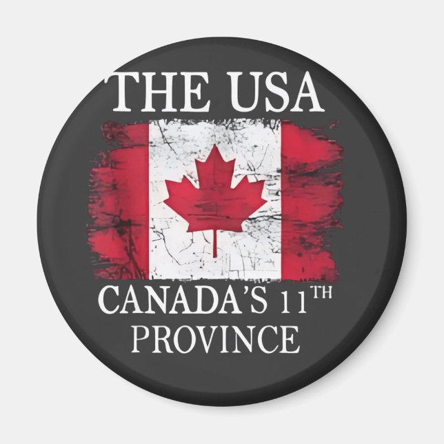 Imán EE.UU., la 11ª provincia de Canadá, EE.UU. (Frente)