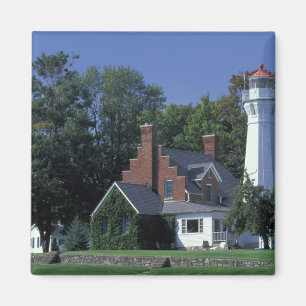Imán EE. UU., Michigan, lago Huron. Port Sanilac