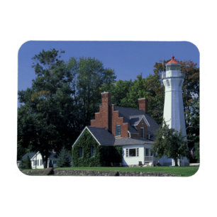 Imán EE. UU., Michigan, lago Huron. Port Sanilac