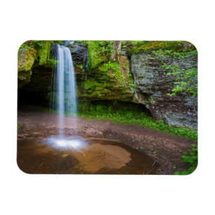 Imán EE. UU., Michigan. Saltos de Scott en el Alto Mich