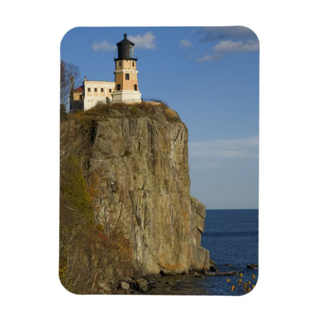 Imán EE. UU., Minnesota. Faro de Split Rock en el lago (Vertical)