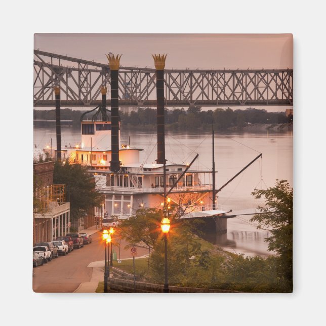 Imán EE. UU., Mississippi, Natchez. Natchez Under the (Frente)
