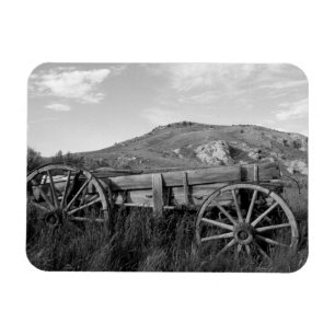 Imán EE. UU., Montana, Bannack State Park Viejo carro h