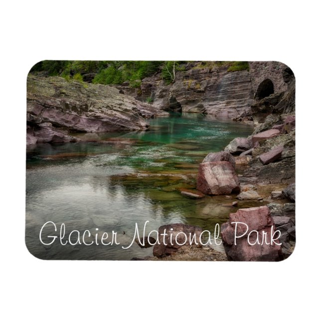 Imán EE. UU., Montana, Parque Nacional Glaciar 2 (Horizontal)