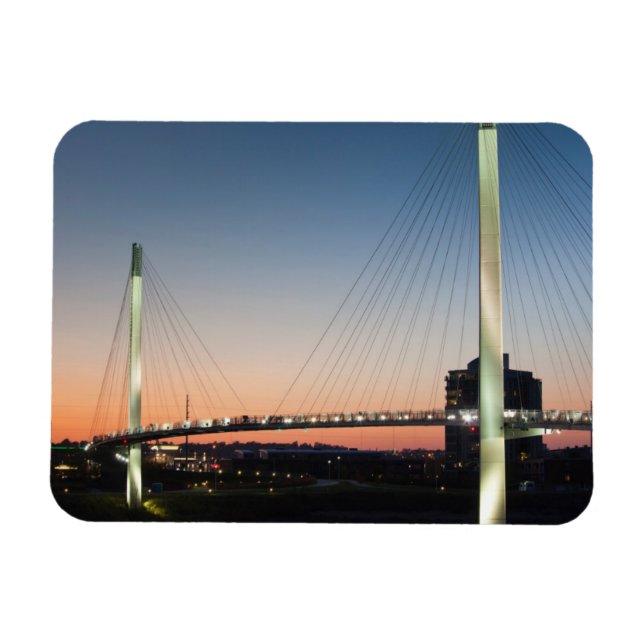 Imán EE.UU., Nebraska, Omaha, Bob Kerrey Pedestrian (Horizontal)