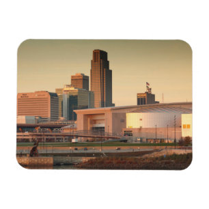 Imán EE. UU., Nebraska, Omaha, horizonte