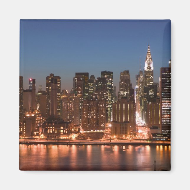 Imán EE.UU., Nueva York, Nueva York, Manhattan: Aérea (Frente)
