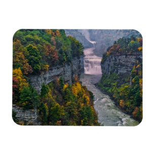 Imán EE. UU., Nueva York, Parque Estatal Letchworth. Rí